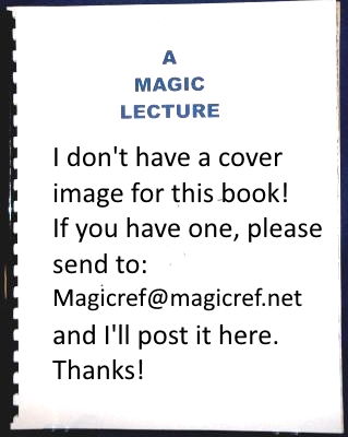 Bob
              McAllister: Magnet Notes