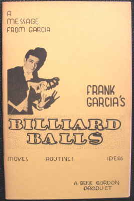 frank garcia billiard balls