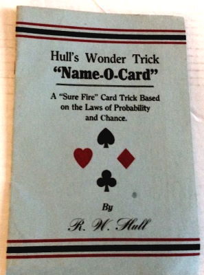 R.W.
              Hull Name-O- Card