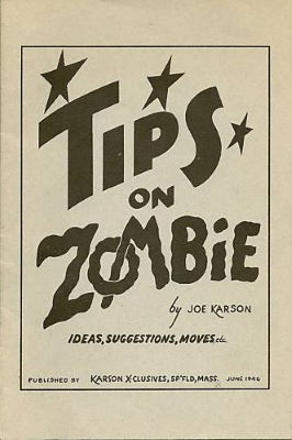 Joe Karson: Tips on Zombie