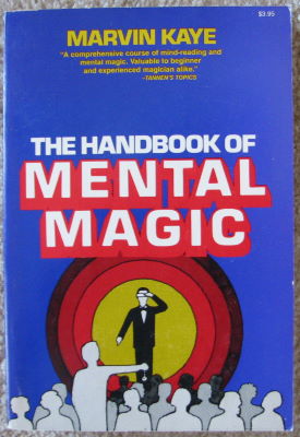 Marvin Kaye Handbook of Mental Magic