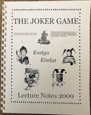 Kostya Kimlat: The Joker Game