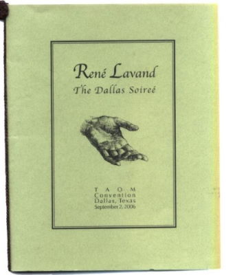 Rene
              Lavand: The Dallas Soiree