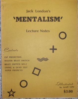 Mentalism Lecture Notes