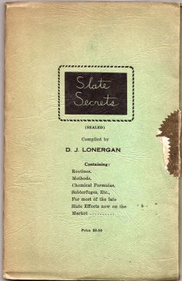 Lonergan's Slate Secrets