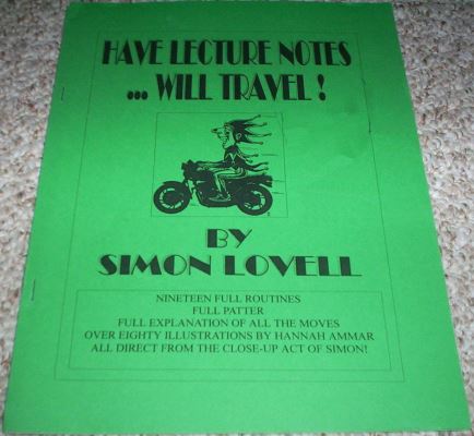 Lovell Simon: Have Lecture Notes Will Travel