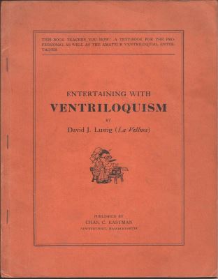 David Lustig Entertaining with Ventriloquism