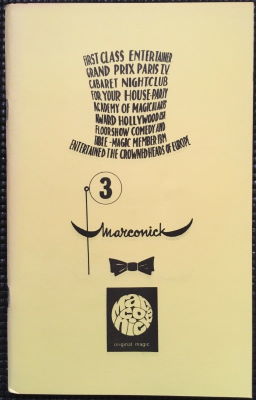 Marconick Original Magic Book 3