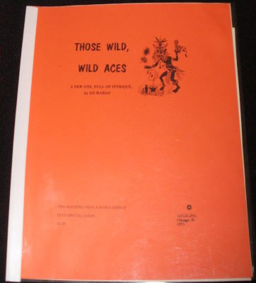 Ed
              Marlo: Those Wild Wild Aces