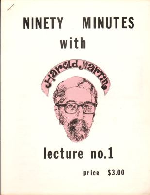 Ninety Minutes With Harold Martin