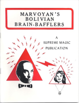 Marvoyan's
              Bolivian Brain-Bafflers