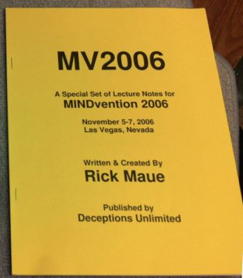 Rick Maue
              MV2006 Mindvention