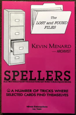 Kevin Menard: Spellers