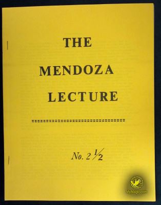 John
              Mendoza Lecture No. 2.5