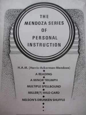 Mendoza Series of Personal Instruction