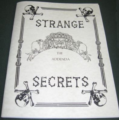 Gordon Miller: Strange Secrets Addenda