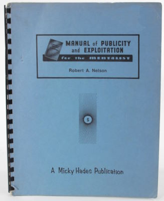 Robert Nelson: Manual of Publicity and Exploitation