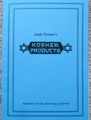Andy
              Nyman: Kosher Products