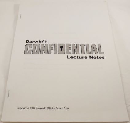 Ortiz: Confidential Lecture Notes