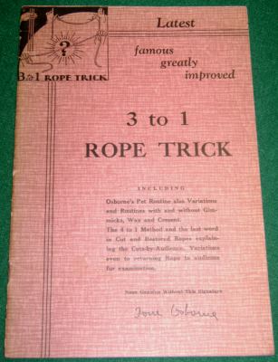 3 to 1 Rope Trick