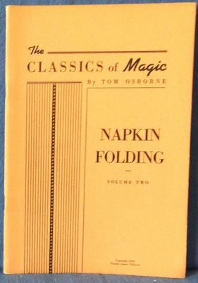 Tom Osbonre Napkin Folding