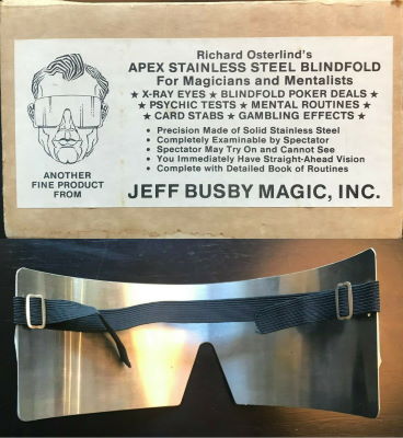 Jeff Busby: Apex Stainless Steel Blindfold