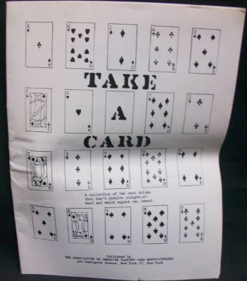 Association of American Playing Card: Take a Card