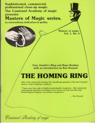 Gary Ouellet: The Homing Ring