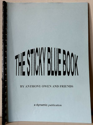 Anthony Owen: The Sticky Blue Book