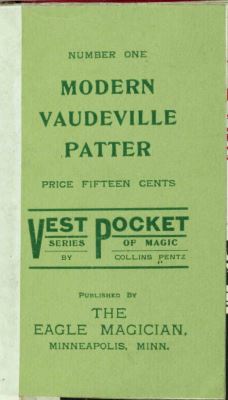 Pentz: Modern Vaudeville Patter