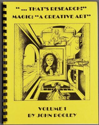 Pooley: That's Research Magic a Createive Art Vol 1