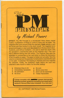 Michael Powers: The PM Principle