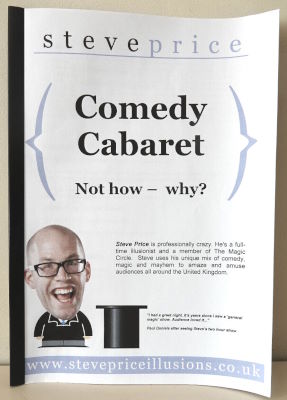 Steve Price: Comedy Cabaret; Not How - Why?