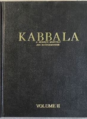 Racherbaumer: Kabbala Volume II