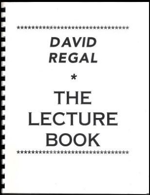 David
              Regal: Lecture Book