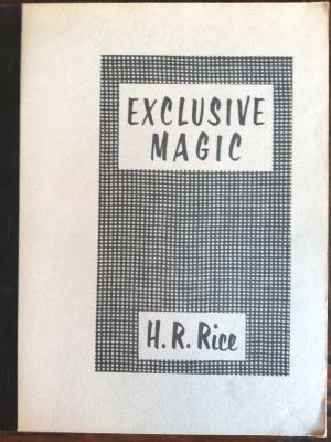 Rice: Exclusive Magic