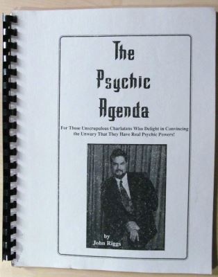 Riggs: The Psychic Agenda