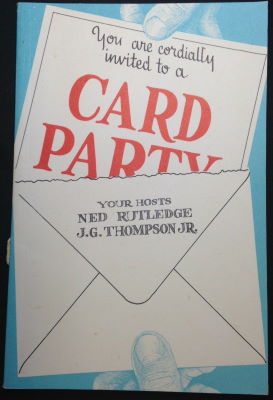 Ned Rutledge & J.G. Thompson: Card Party
