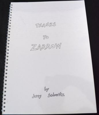 Jerry Sadowitz: Thanks to Zarrow