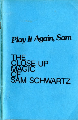 Schwartz: Play
              It Again Sam