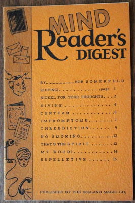 Bob Somerfeld: Mind Reader's Digest