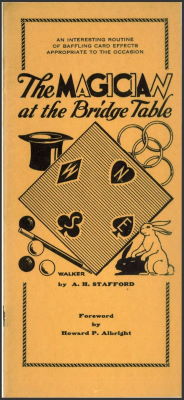 A.H. Stafford: The Magician at the Bridge Table
