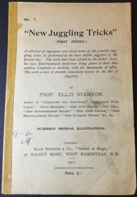 Ellis Stanyon: New Juggling Tricks