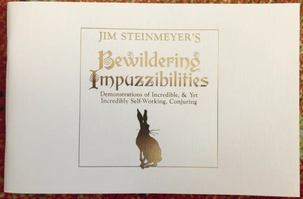 Jim Steinmeyer: Bewildering Impuzzibilities