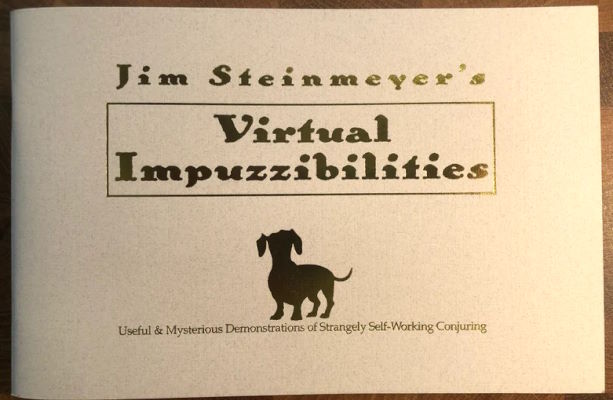 Jim Steinmeyer: Virtual Impuzzibilities