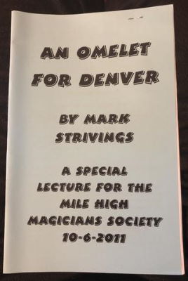 Mark Strivings: An Omelet for Denver