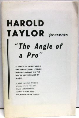 Taylor: Angle of a Pro