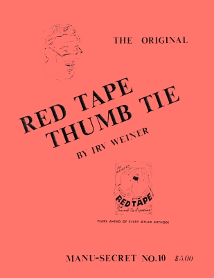 Red Tape Thumb Tie