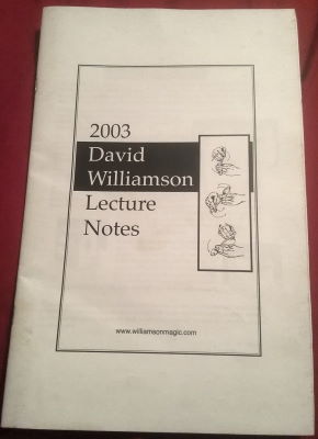 David Williamson: 2003 Lecture