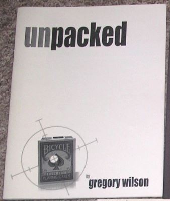 Gregory Wilson: UnPacked